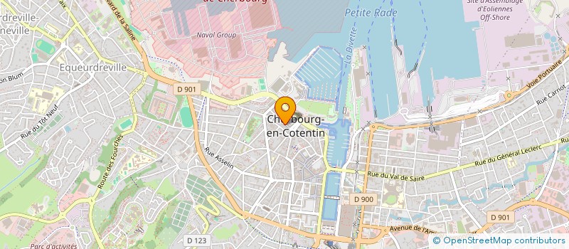 localisation de l'entreprise MONSIEUR VINCENT SAUVEY  CHERBOURG-EN-COTENTIN