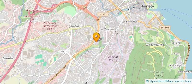 localisation de l'entreprise MONSIEUR VINCENT SAYET à ANNECY