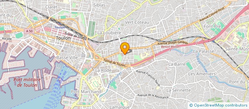 localisation de l'entreprise MONSIEUR VINCENT SCACCIA  TOULON