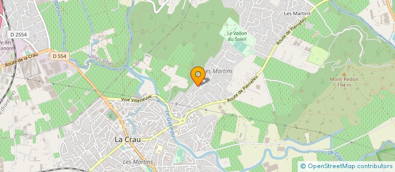 localisation de l'entreprise MONSIEUR VINCENT SCAMACCA  LA CRAU