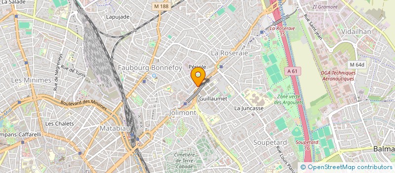 localisation de l'entreprise MONSIEUR VINCENT SCATTOLIN  TOULOUSE