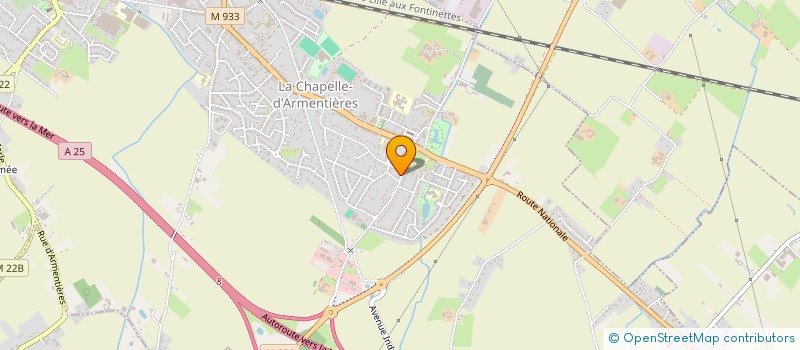 localisation de l'entreprise MONSIEUR VINCENT SCAVENNEC à LA CHAPELLE-D'ARMENTIERES