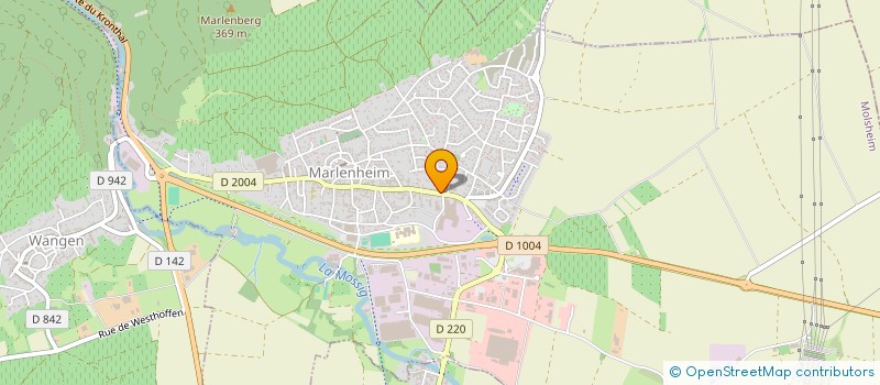 localisation de l'entreprise MONSIEUR VINCENT SCHUHMACHER  KIRCHHEIM