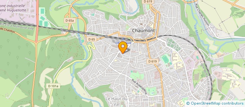 localisation de l'entreprise MONSIEUR VINCENT SCORDEL à CHAUMONT