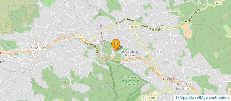 localisation de l'entreprise MONSIEUR VINCENT SCOTTO DI PERROTOLO  AURIBEAU-SUR-SIAGNE