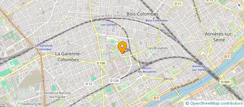 localisation de l'entreprise MONSIEUR VINCENT SEGUIN à BOIS-COLOMBES