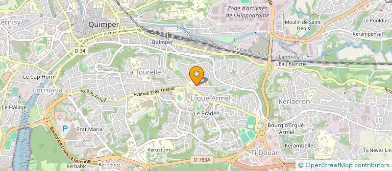 localisation de l'entreprise MONSIEUR VINCENT SEGUIN à QUIMPER