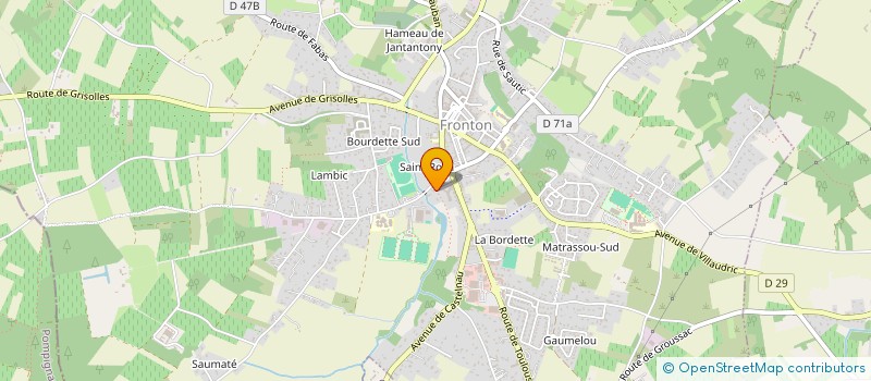 localisation de l'entreprise MONSIEUR VINCENT SEGUY  FRONTON