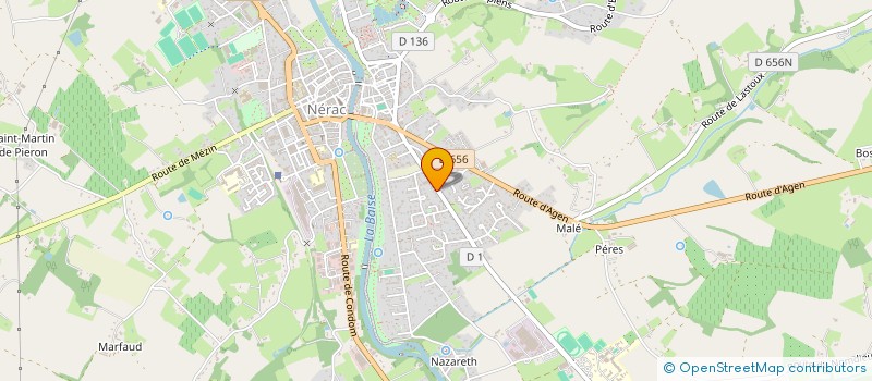 localisation de l'entreprise MONSIEUR VINCENT SELLES  NERAC