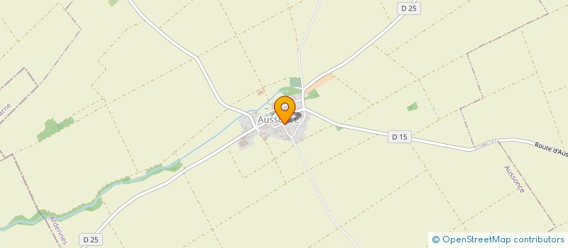 localisation de l'entreprise MONSIEUR VINCENT SELLIER  AUSSONCE