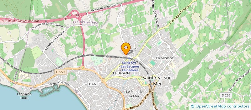 localisation de l'entreprise MONSIEUR VINCENT SELLIES à SAINT-CYR-SUR-MER