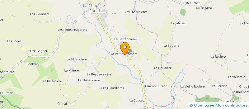 localisation de l'entreprise MONSIEUR VINCENT SENABRE IVORRA à LA CHAPELLE-SOUEF