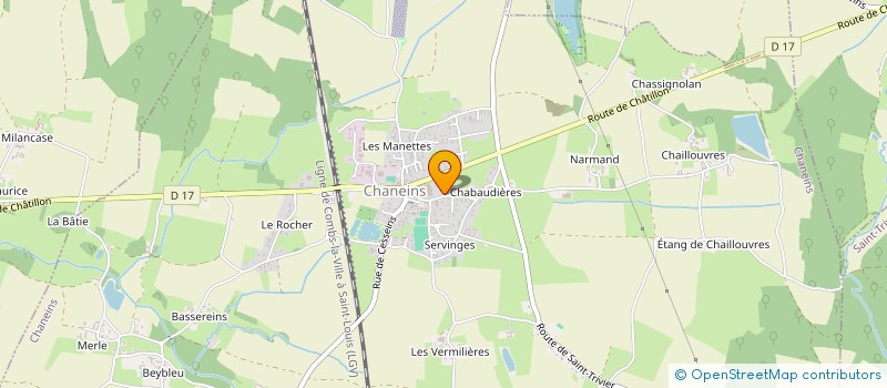 localisation de l'entreprise MONSIEUR VINCENT SERNA  CHANEINS