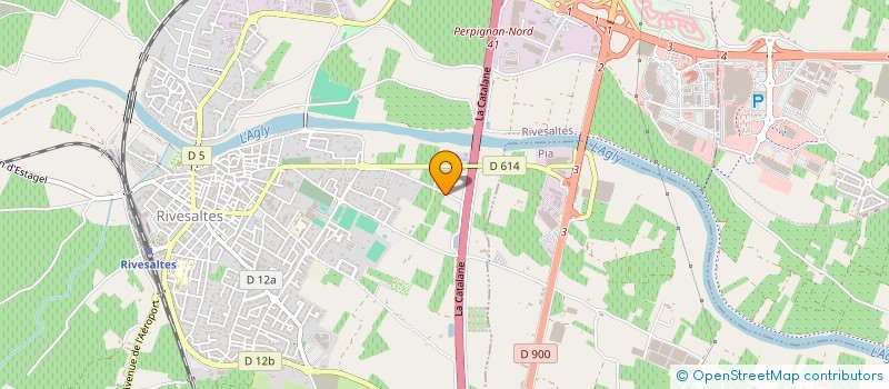 localisation de l'entreprise MONSIEUR VINCENT SERRE  RIVESALTES