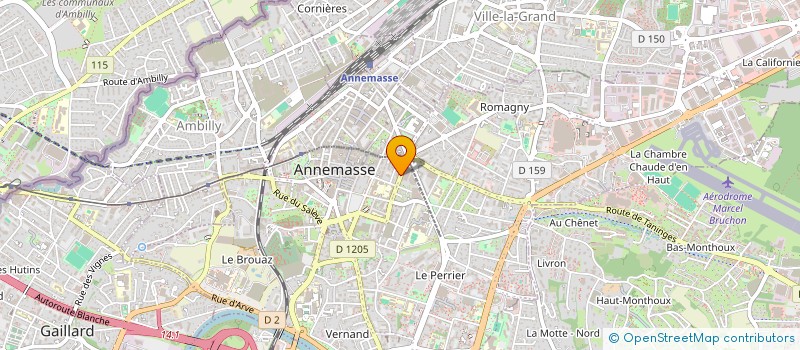 localisation de l'entreprise MONSIEUR VINCENT SEWOA à ANNEMASSE