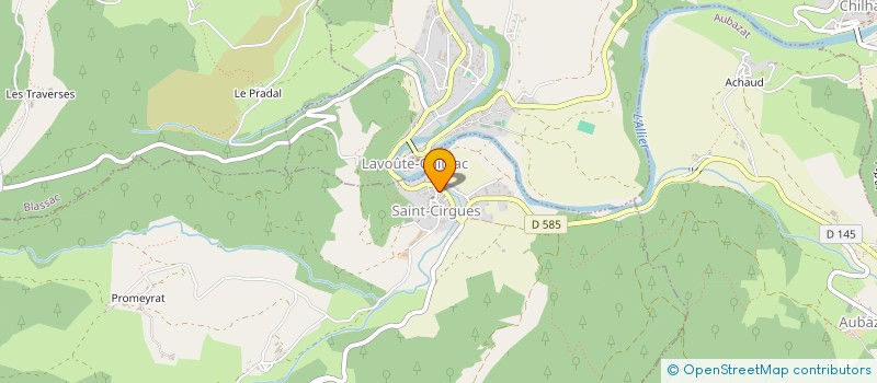 localisation de l'entreprise MONSIEUR VINCENT SIAUZADE  CHILHAC