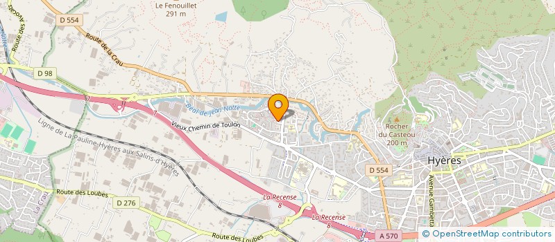 localisation de l'entreprise MONSIEUR VINCENT SIBIREFF  HYERES