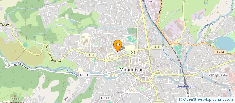 localisation de l'entreprise MONSIEUR VINCENT SIGAUD  MONTBRISON