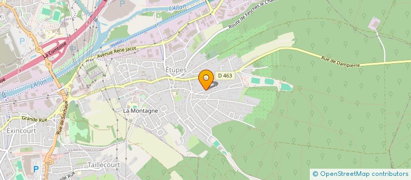 localisation de l'entreprise MONSIEUR VINCENT SIGNORI  ETUPES