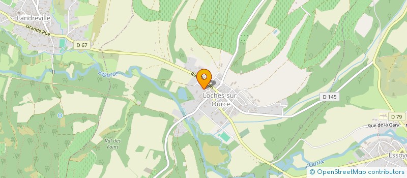 localisation de l'entreprise MONSIEUR VINCENT SIMON  LOCHES SUR OURCE