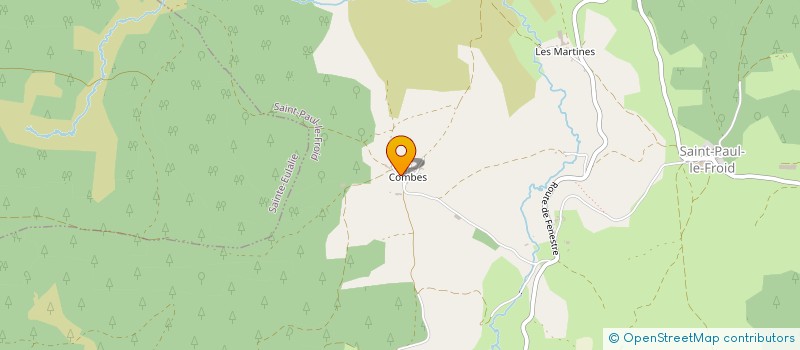 localisation de l'entreprise MONSIEUR VINCENT SIRVAIN  SAINT-PAUL-LE-FROID