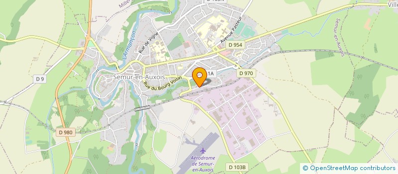 localisation de l'entreprise MONSIEUR VINCENT SIVRY  SEMUR-EN-AUXOIS