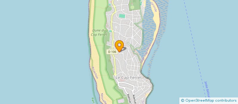 localisation de l'entreprise MONSIEUR VINCENT SOL  LEGE-CAP-FERRET