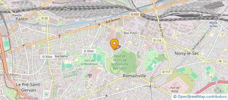 localisation de l'entreprise MONSIEUR VINCENT SOLIGNAC à ROMAINVILLE