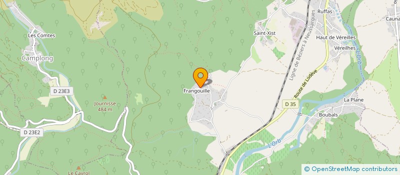 localisation de l'entreprise MONSIEUR VINCENT SORIANO  LA TOUR-SUR-ORB