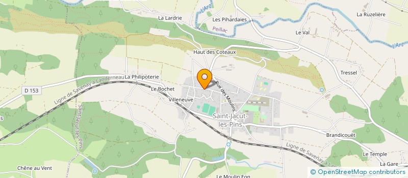 localisation de l'entreprise MONSIEUR VINCENT SOUCHET  SAINT-JACUT-LES-PINS