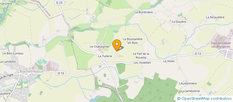 localisation de l'entreprise MONSIEUR VINCENT SOULARD à LE BOUPERE
