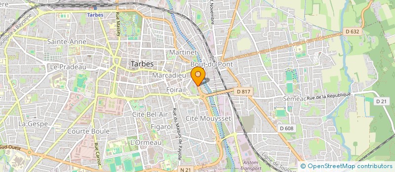 localisation de l'entreprise MONSIEUR VINCENT SOULE  TARBES