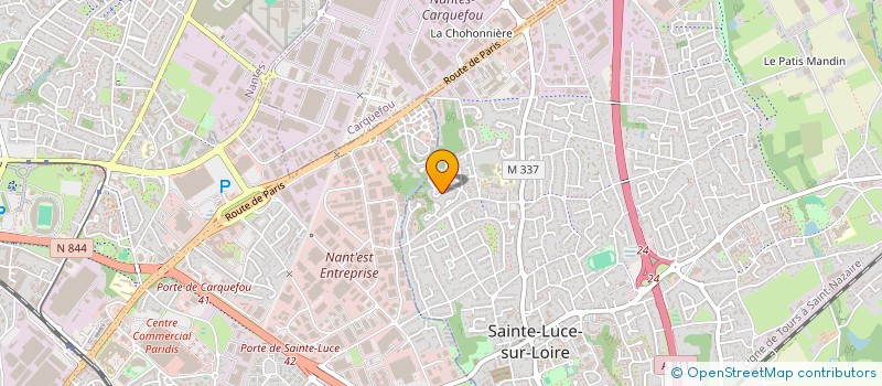 localisation de l'entreprise MONSIEUR VINCENT SOUMILLE  SAINTE-LUCE-SUR-LOIRE