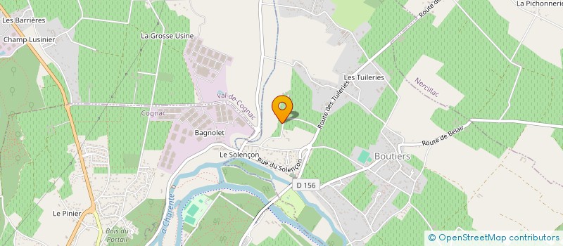 localisation de l'entreprise MONSIEUR VINCENT SOUQUIERE à BOUTIERS-SAINT-TROJAN
