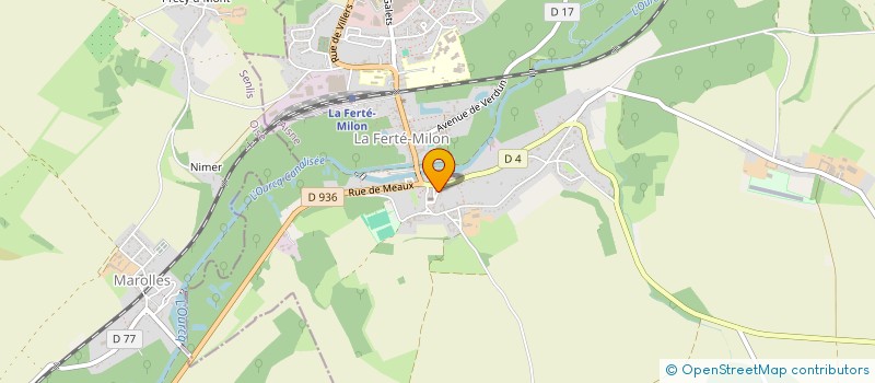 localisation de l'entreprise MONSIEUR VINCENT SPAENS  LA FERTE MILON