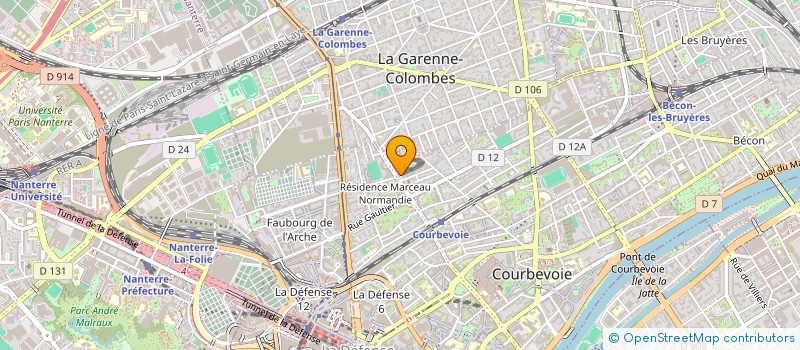localisation de l'entreprise MONSIEUR VINCENT SPIRITO à COURBEVOIE
