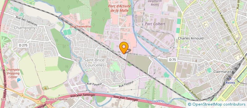 localisation de l'entreprise MONSIEUR VINCENT STEG  SAINT-BRICE-COURCELLES