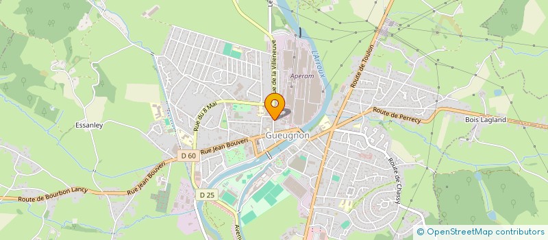 localisation de l'entreprise MONSIEUR VINCENT SURACE  GUEUGNON