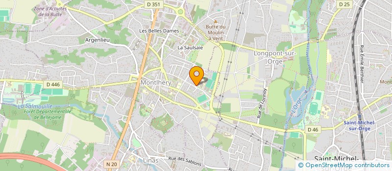 localisation de l'entreprise MONSIEUR VINCENT SUZANNE  MONTLHERY