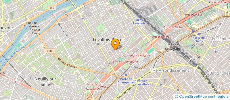 localisation de l'entreprise MONSIEUR VINCENT SZAWARA à LEVALLOIS-PERRET