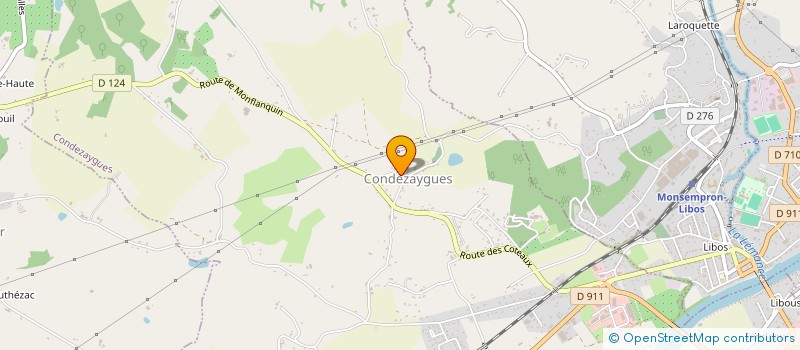 localisation de l'entreprise MONSIEUR VINCENT TABARY  CONDEZAYGUES