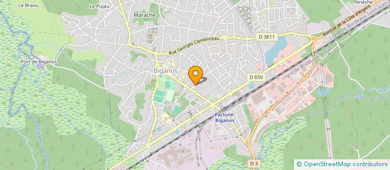 localisation de l'entreprise MONSIEUR VINCENT TAILLEFER  BIGANOS