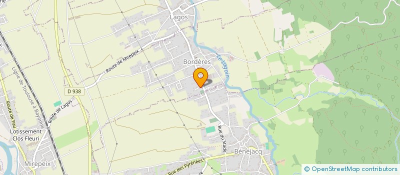 localisation de l'entreprise MONSIEUR VINCENT TANGUY  BORDERES