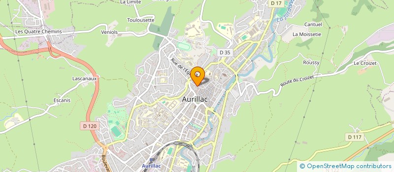localisation de l'entreprise MONSIEUR VINCENT TARRERIAS à AURILLAC
