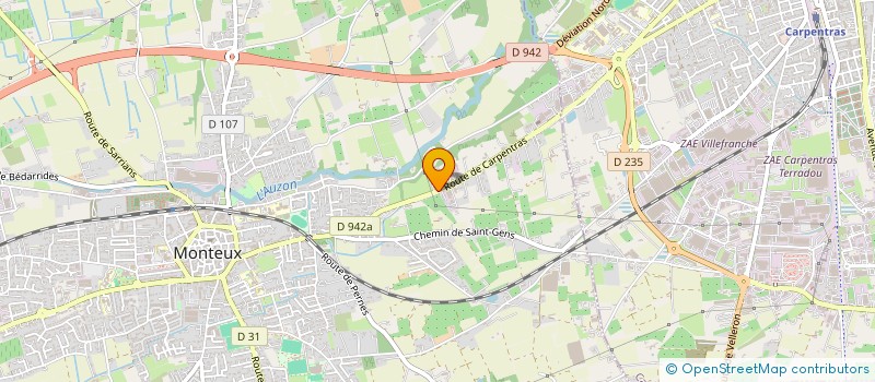 localisation de l'entreprise MONSIEUR VINCENT TATONE  MONTEUX