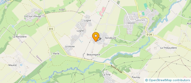 localisation de l'entreprise MONSIEUR VINCENT TAVEAU  SAIVRES