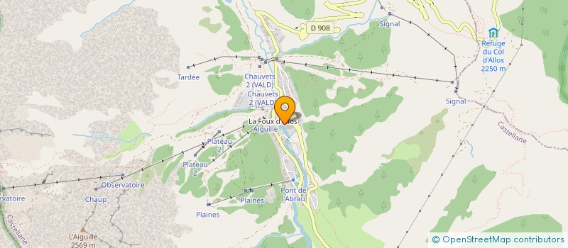 localisation de l'entreprise MONSIEUR VINCENT TEDDE  ALLOS