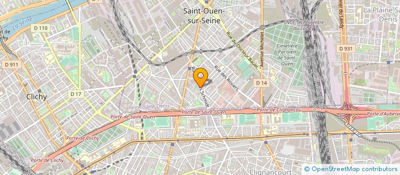 localisation de l'entreprise MONSIEUR VINCENT TEILLIER BUTEL à SAINT-OUEN-SUR-SEINE