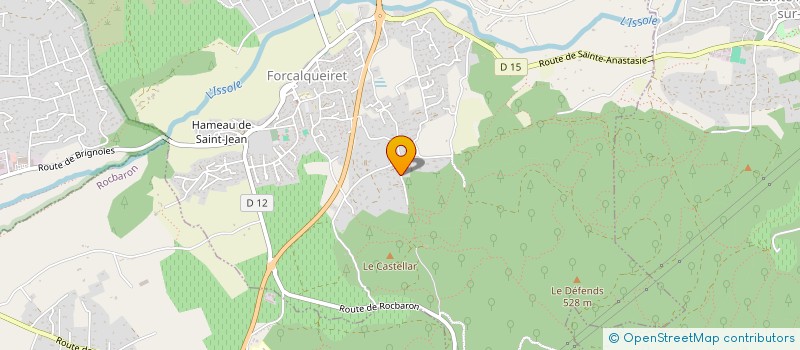 localisation de l'entreprise MONSIEUR VINCENT TEISSIER  FORCALQUEIRET