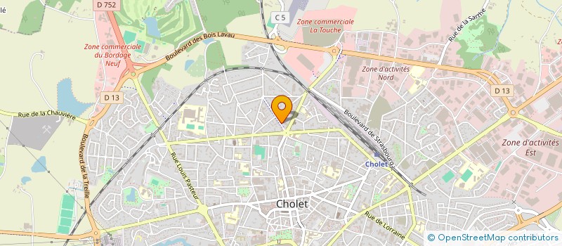 localisation de l'entreprise MONSIEUR VINCENT TELLIER à CHOLET